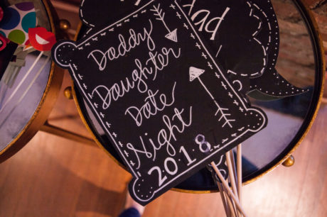 Daddy Daughter Date Night Photobooth Sign