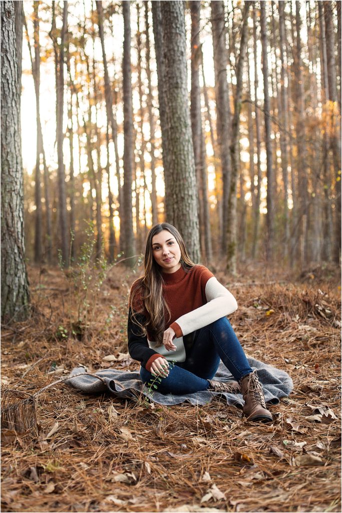 Fall Senior Girl - The Cottage Photography