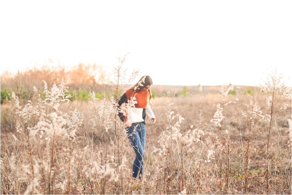 Fall Senior Girl - The Cottage Photography