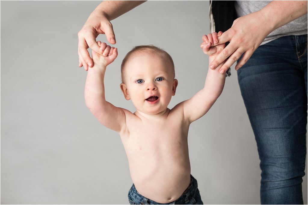 12 month baby portrait