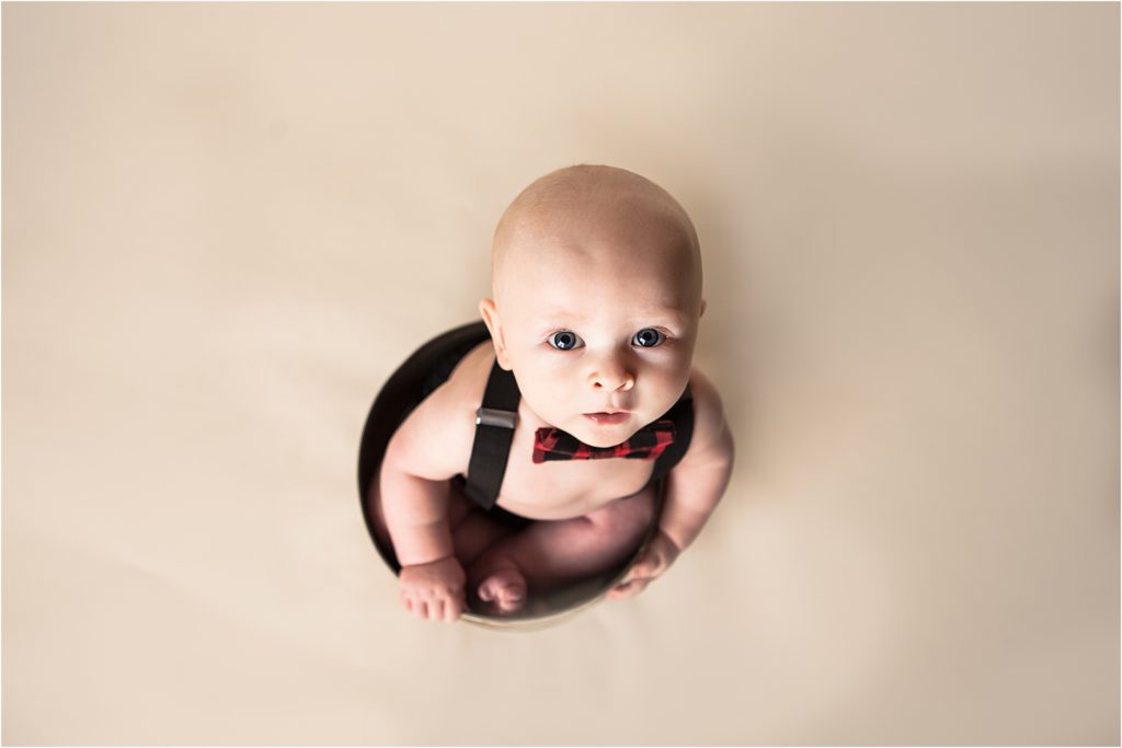6 month baby portrait