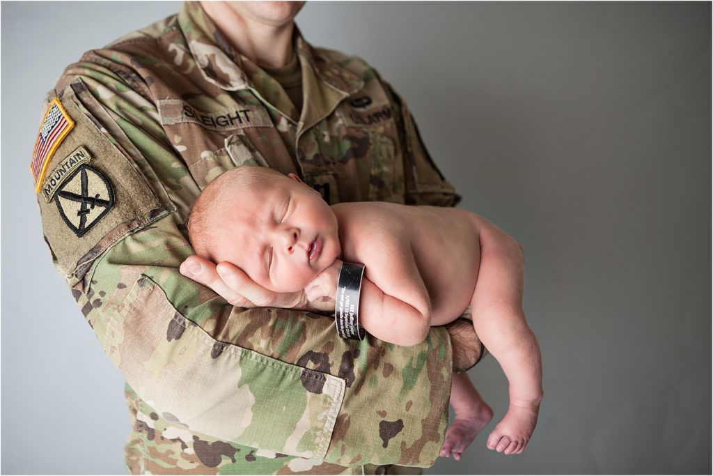 Military Newborn Portrait