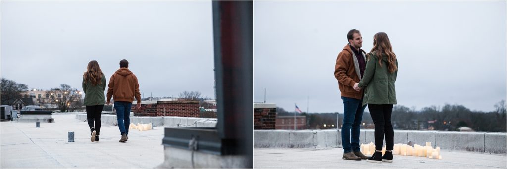 Rooftop Proposal, The Cottage Photography