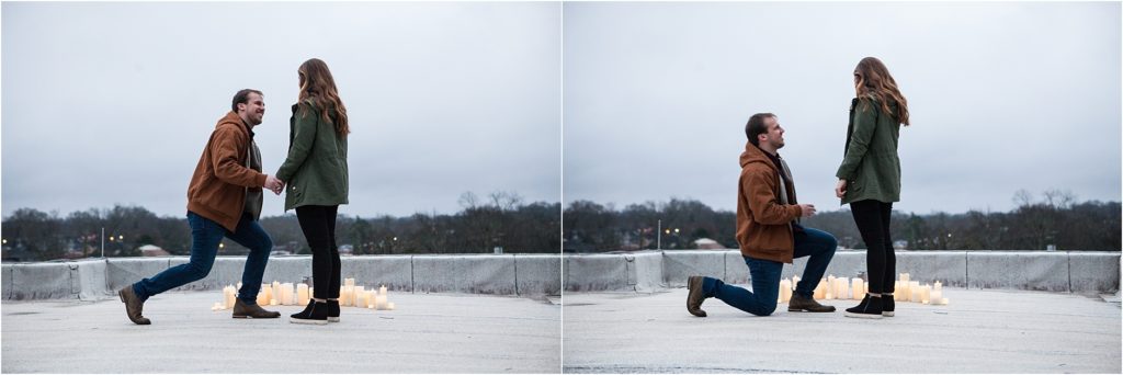 Rooftop Proposal, The Cottage Photography