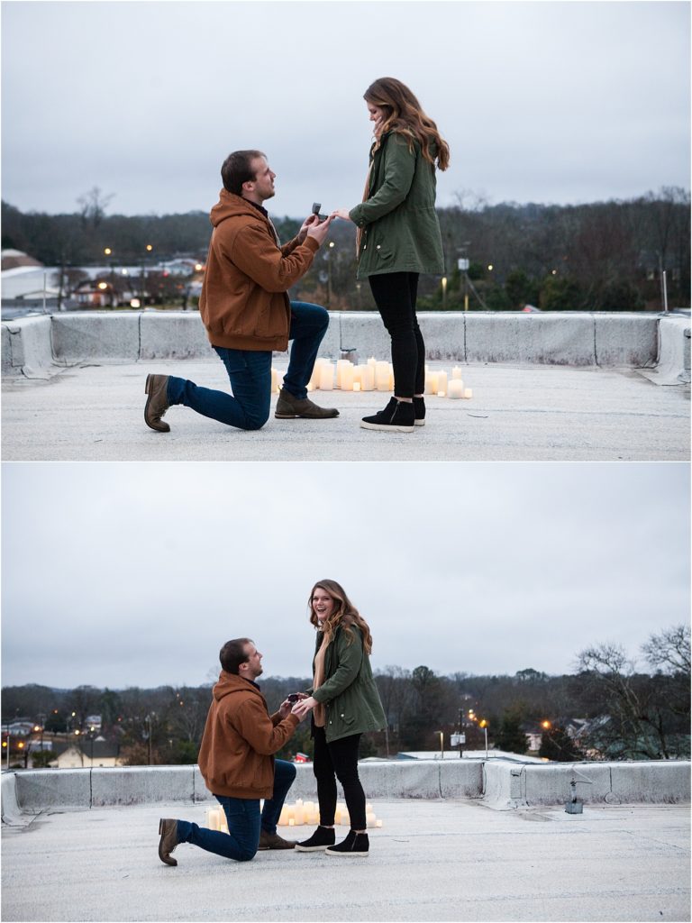 Rooftop Proposal, The Cottage Photography