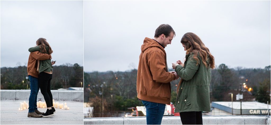 Rooftop Proposal, The Cottage Photography