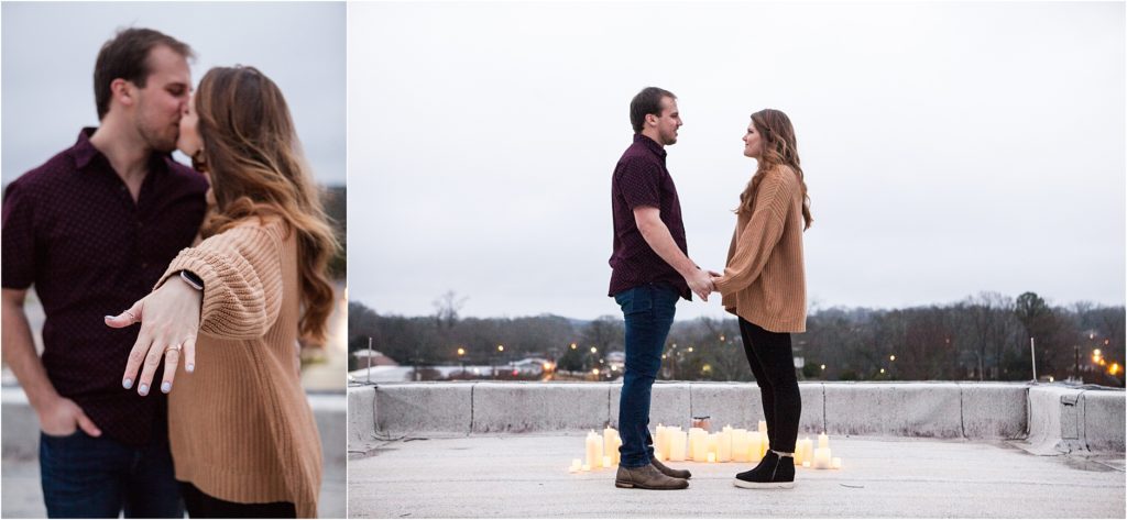 Rooftop Proposal, The Cottage Photography