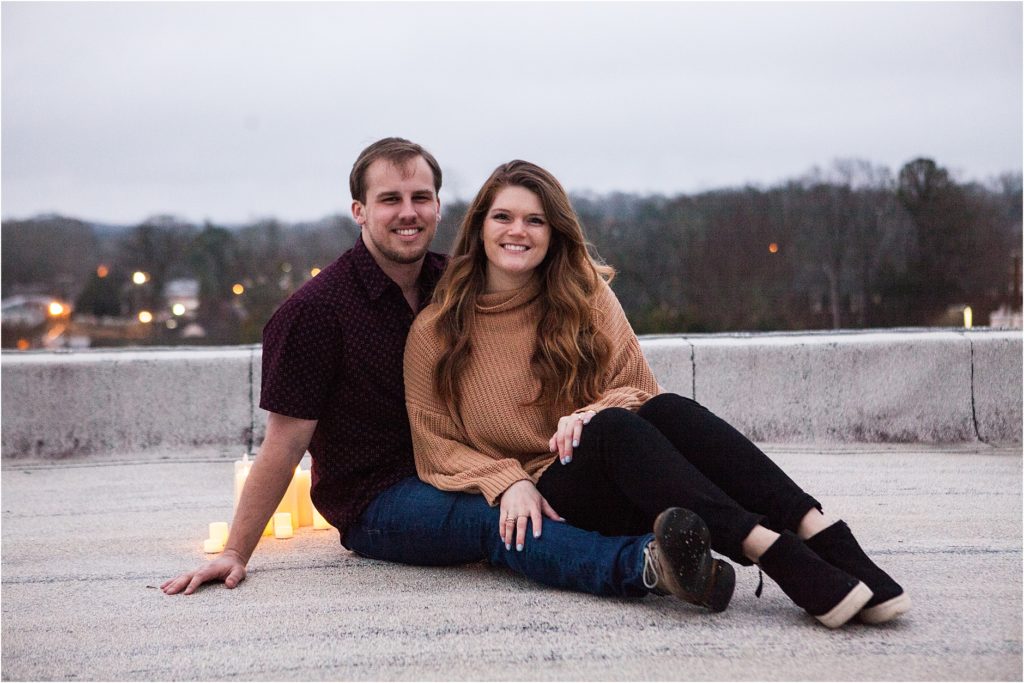 Rooftop Proposal, The Cottage Photography